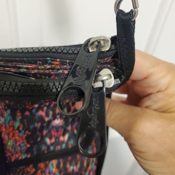 Kipling Girlz Gidget Colorful Print Medium Crossbody/Shoulder Bag, lightweight - Picture 9 of 13